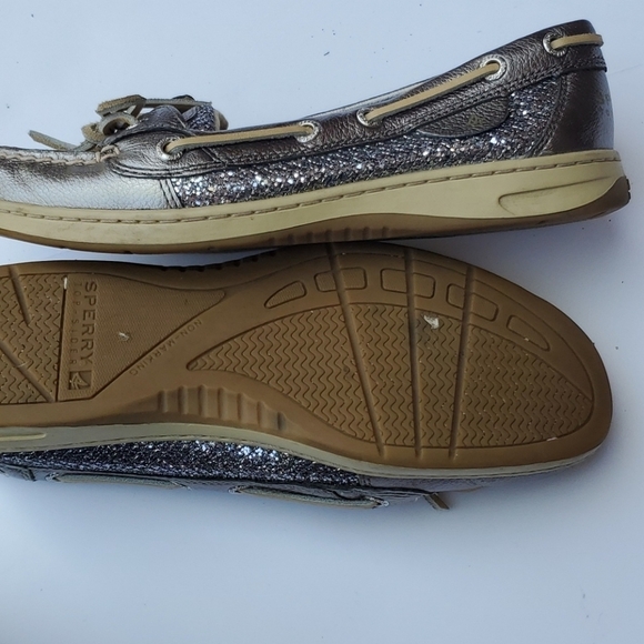 Sperry top siders silver sparkle Loafer 8Mnt - Picture 5 of 6